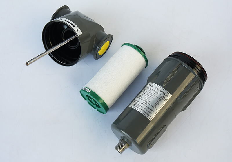 coalescing type compressed air filter